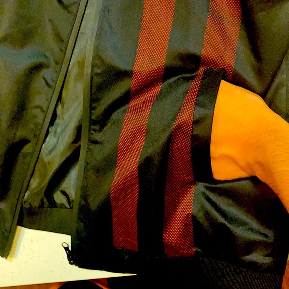 Black Jacket with Red Pattern - Picture 4 of 6